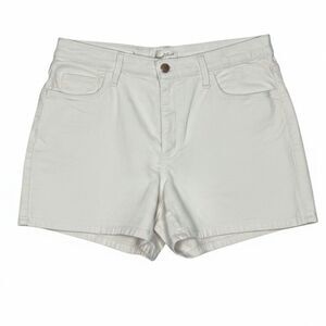 UNIVERSAL THREAD CREAM HIGH RISE STRETCH EVERYDAY WEAR MIDI SHORTS SIZE 12/31